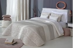 Dessus de lit matelassé PYRCE beige - REIG MARTI