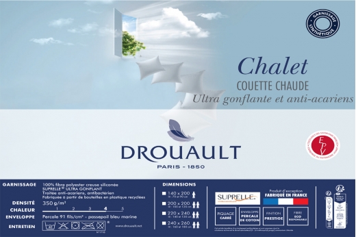 Couette ultra gonflante CHALET - DROUAULT