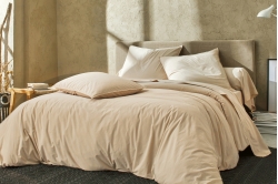 Linge de lit BOHEME CREME - BLANC DES VOSGES