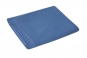 Drap plat BOHEME INDIGO - BLANC DES VOSGES