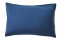 Taie d'oreiller rectangle BOHEME INDIGO - BLANC DES VOSGES