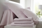 linge de lit SATIN UNI guimauve (coloris fin de série) - BLANC DES VOSGES