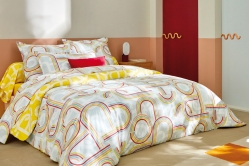 Linge de lit RETRO CURRY - BLANC DES VOSGES