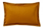 drap housse SATIN UNI - bonnet 35 cm - coloris ambre - BLANC DES VOSGES