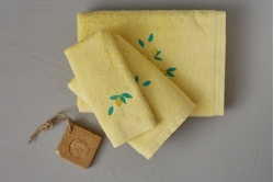 Linge de bain SORBET FLEUR DE CITRON - SYLVIE THIRIEZ