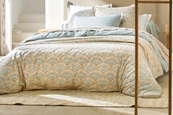 Linge de lit ISPAHAN PERLE - BLANC DES VOSGES