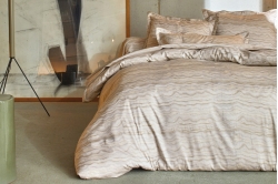 Linge de lit AGATHE GRANIT - BLANC DES VOSGES