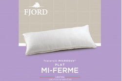 traversin plat FJORD MICRODUV® mi-ferme