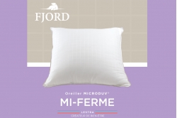 oreiller FJORD MICRODUV® mi-ferme