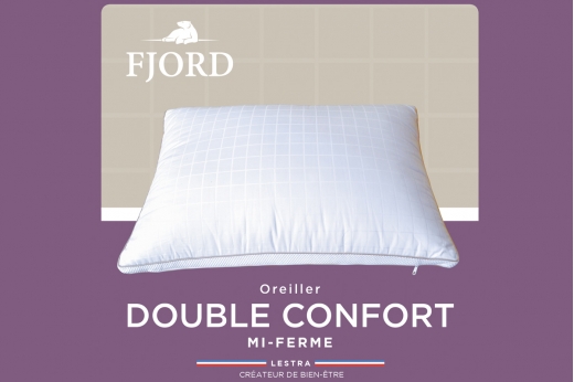 oreiller DOUBLE CONFORT - LESTRA