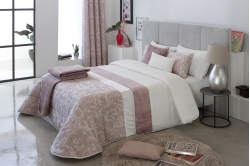 Dessus de lit matelassé PERICH rose 180g - REIG MARTI