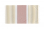 fouta LITTORAL coloris BOIS DE ROSE - BLANC DES VOSGES