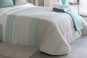 Finitions dessus de lit matelassé PUIG beige - REIG MARTI 