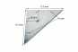 PLATINE DE RENFORT triangulaire 115-M10