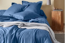 linge de lit COTON UNI - HORIZON - SYLVIE THIRIEZ