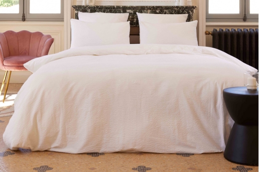 linge de lit POPPY crépon de coton - TOISON D'OR linge de lit POPPY crépon de coton - TOISON D'OR