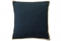 Coussin carré EDEN BLEU CORINTHE - BLANC DES VOSGES