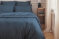 linge de lit uni percale PREMIERE - coloris BLEU NUIT