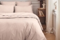 linge de lit uni percale PREMIERE - coloris LINGERIE