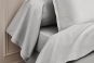 drap housse uni percale PREMIERE - coloris GALET