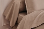 drap housse uni percale PREMIERE - coloris TAUPE