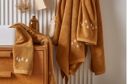 Linge de bain IVAR CARAMEL - SYLVIE THIRIEZ