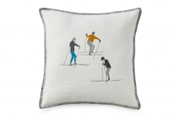 Housse de coussin polaire SNOW -SYLVIE THIRIEZ