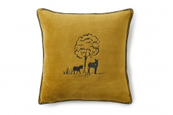 Housse de coussin polaire recto CEVENNES - SYLVIE THIRIEZ