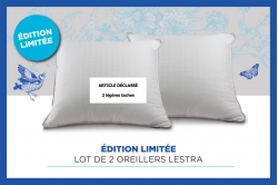 lot de 2 oreillers FJORD MICRODUV® mi-ferme - déclassé