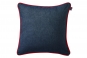 Coussin carré DENIM indigo - BLANC DES VOSGES