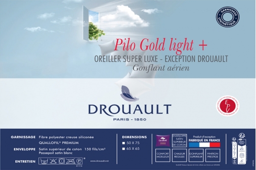 oreiller souple PILO GOLD light plus v.1 (fin de série)