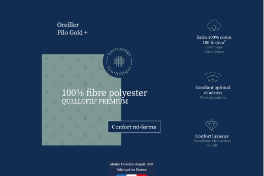oreiller PILO GOLD Plus v.2 - DROUAULT