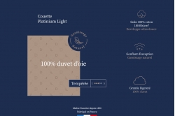 couette 100% duvet d'oie PLATINIUM light v.2 - DROUAULT