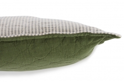 housse de coussin DOUBLE JEU vert