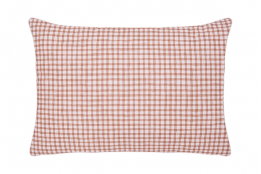 Housse de coussin VICHY BEIGE - ESSIX