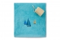 Drap de bain ESCALE TURQUOISE - SYLVIE THIRIEZ