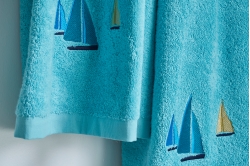 Linge de bain ESCALE TURQUOISE - SYLVIE THIRIEZ