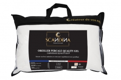 oreiller ferme QUALITY GEL® LUX v.1 - double passepoil