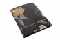 Drap plat AMBRE NUIT noir bronze - ANNE DE SOLENE