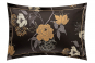 Taie d'oreiller rectangulaire recto AMBRE NUIT noir bronze - ANNE DE SOLENE