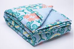 jeté de lit et housse de coussin LOUISON
