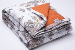 jeté de lit et housse de coussin JULIETTE blanc