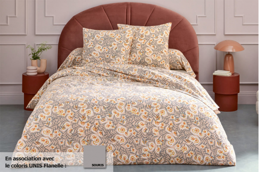 Linge de lit en flanelle LILY - TRADILINGE Linge de lit en flanelle LILY - TRADILINGE