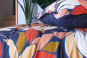Linge de lit UTOPIA cobalt - BLANC DES VOSGES