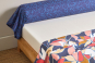 Drap plat UTOPIA cobalt - BLANC DES VOSGES