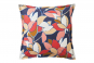 Taie d'oreiller carré recto UTOPIA cobalt - BLANC DES VOSGES