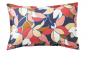 Taie d'oreiller rectangle recto UTOPIA cobalt - BLANC DES VOSGES