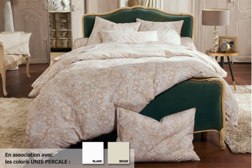 Linge de lit PALAZZO beige - TRADILINGE Linge de lit PALAZZO beige - TRADILINGE
