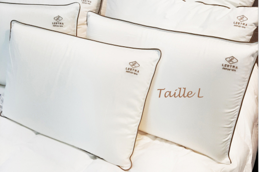oreiller mi-ferme L'UNIQUE taille L - LESTRA EDITION