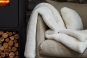 coussin garni fausse fourrure COCON